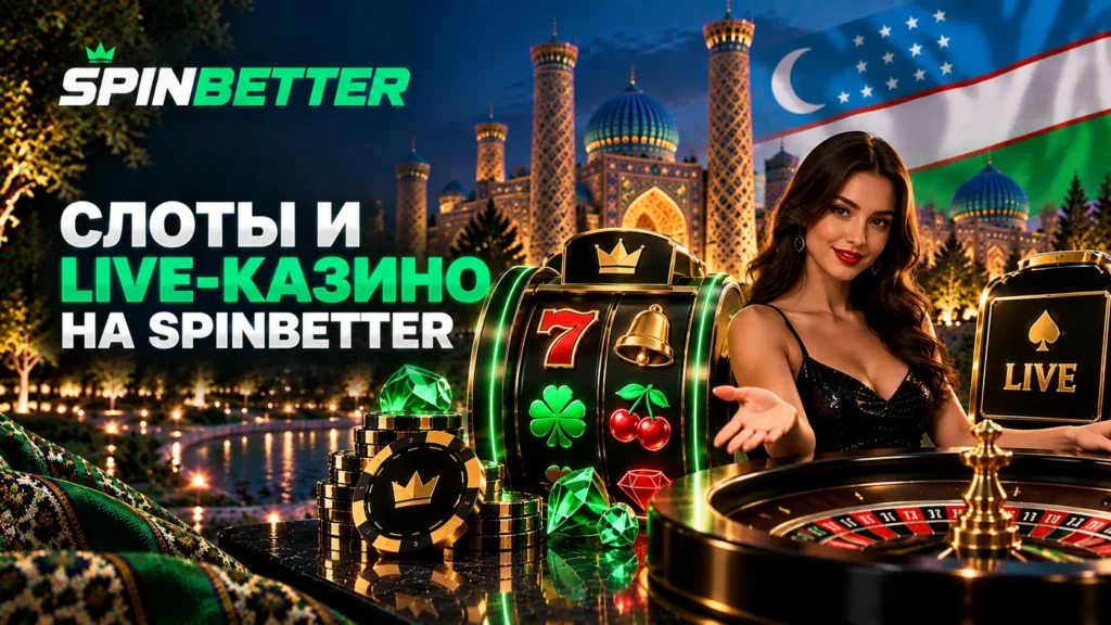 Слоты и live-казино на SpinBetter